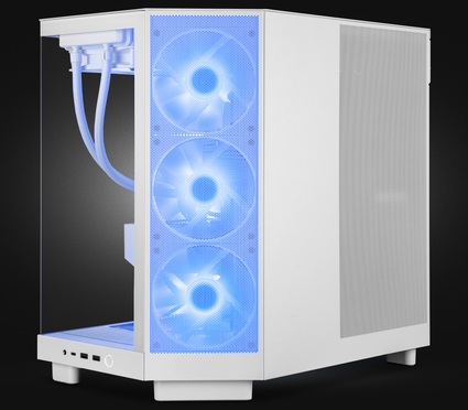 NZXT H6 Flow White ARGB ファン9個付き NZXT H6 Flow】をレビュー。お手頃価格で手に入るピラーレスケース