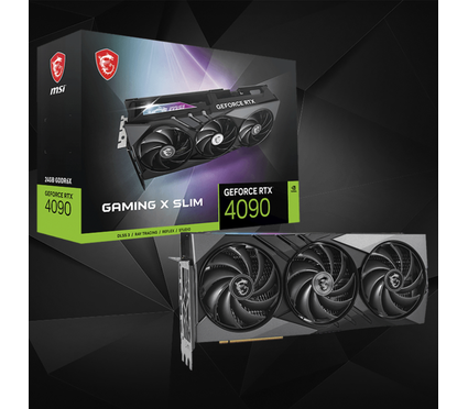 Видеокарта NVIDIA GeForce RTX 4090 GAMING X Slim MSI, 24GB, 384
