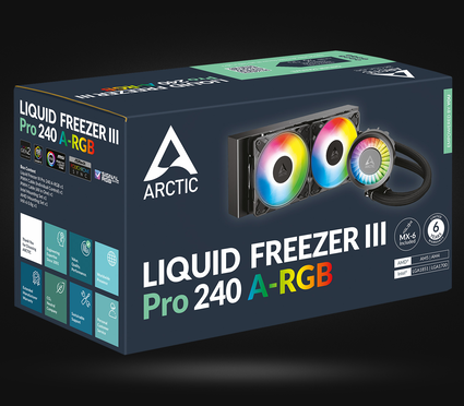 Охлаждение процессора Arctic Liquid Freezer III Pro 240 A-RGB