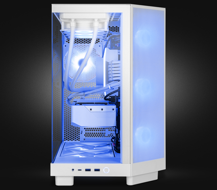 NZXT H6 Flow White ARGB ファン9個付き NZXT H6 Flow】をレビュー。お手頃価格で手に入るピラーレスケース