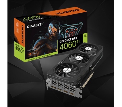 Відеокарта NVIDIA GeForce RTX 4060 Ti, Gaming OC Gigabyte, 16GB