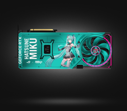 Видеокарта NVIDIA GeForce RTX 5080 HATSUNE MIKU Edition OC Asus