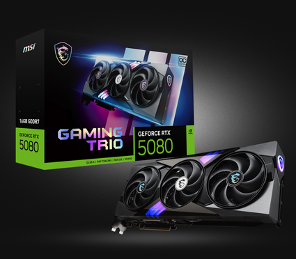 Video card NVIDIA GeForce RTX 5080 Gaming Trio OC MSI, 16GB, 256