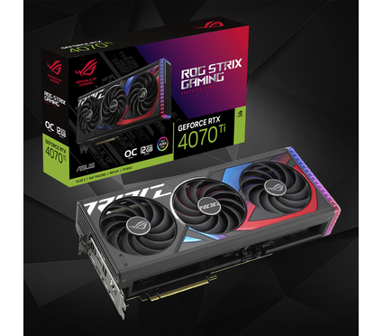 Видеокарта NVIDIA GeForce RTX 4070 Ti ROG Strix Gaming OC Asus
