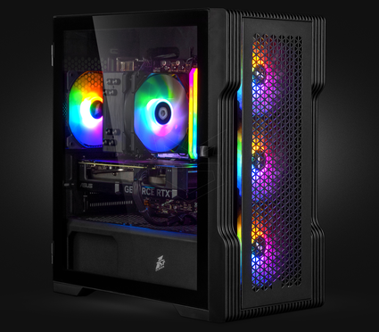 ブラック ゲーミングPC PASOUL 10400F/RTX3060Ti/16GB/1T i5 Core ゲーミングPC GeForce Intel 第14世代 RTX3060Ti Windowsデスクトップ