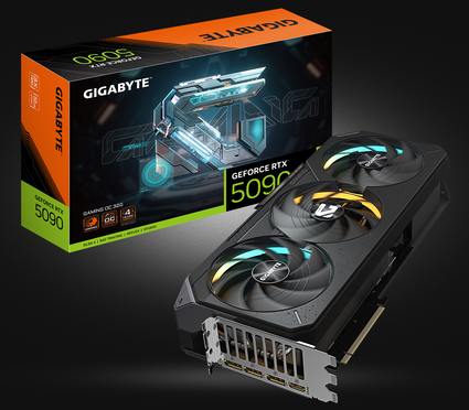 Відеокарта NVIDIA GeForce RTX 5090 Gaming OC Gigabyte, 32GB, 512