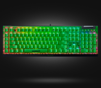 Игровая клавиатура Razer BlackWidow V4 X Minecraft Edition