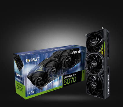 Видеокарта NVIDIA GeForce RTX 5070 GamingPro Palit, 12GB, 192 bit